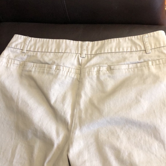 Capri pants! Grey/khaki color. Cotton/spandex. Size 10. Great condition! - Picture 3 of 7